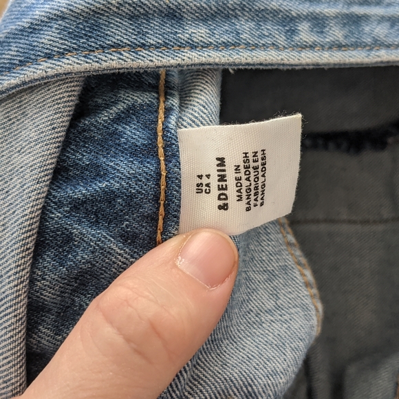 H&M Denim Overalls. Size 4. - Picture 3 of 5
